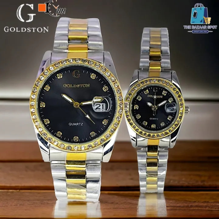Couple Watches Branded - Pair Of 2 Couple Watches