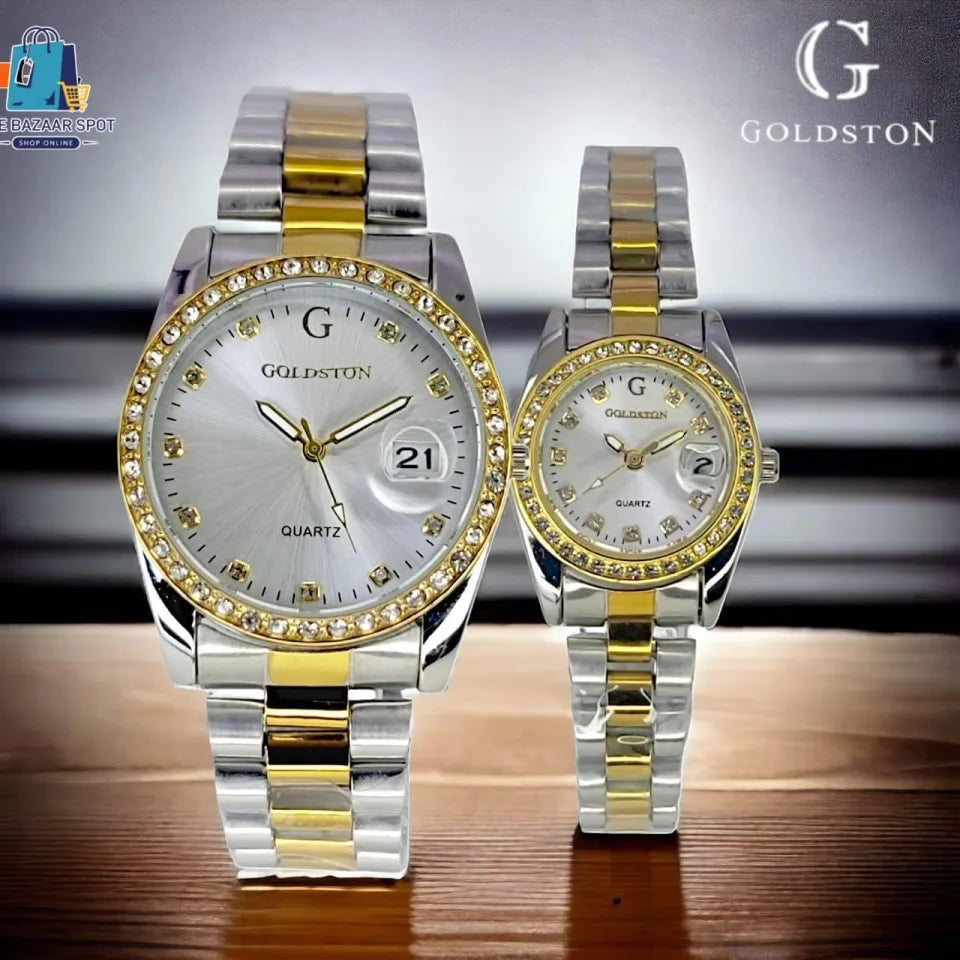 Couple Watches Branded - Pair Of 2 Couple Watches