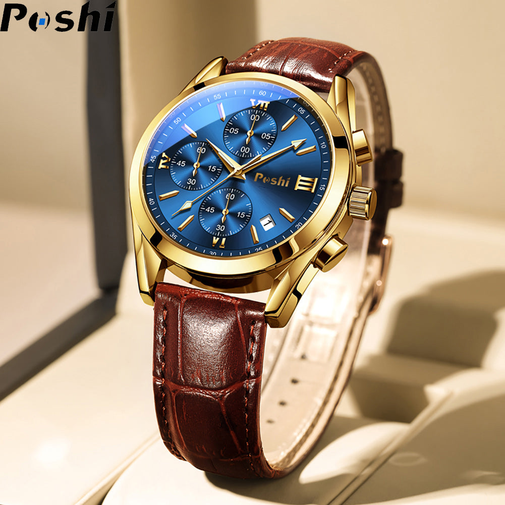 Original POSHI Luxury Brand Men's Watches