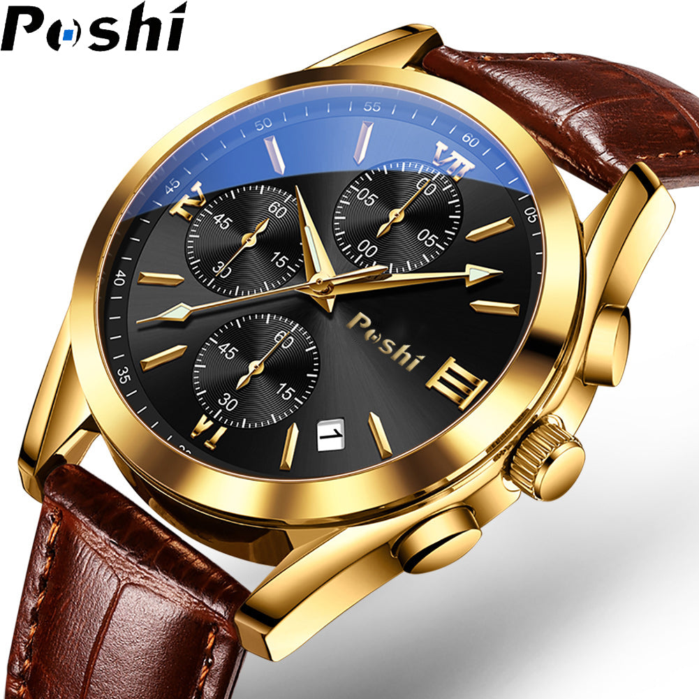 Original POSHI Luxury Brand Men's Watches