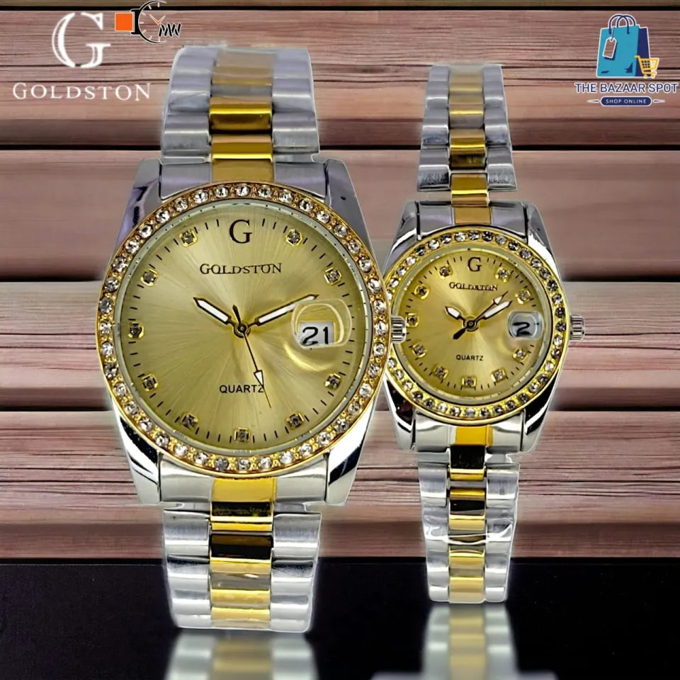 Couple Watches Branded - Pair Of 2 Couple Watches